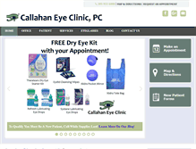 Tablet Screenshot of michaelcallahanmd.com